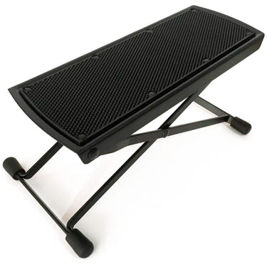 Banco Strukture Scfs Para Pie De Guitarrista Ajustable Negro